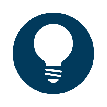 Lightbulb-Navy
