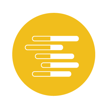 Sliding Bar Graph-Yellow
